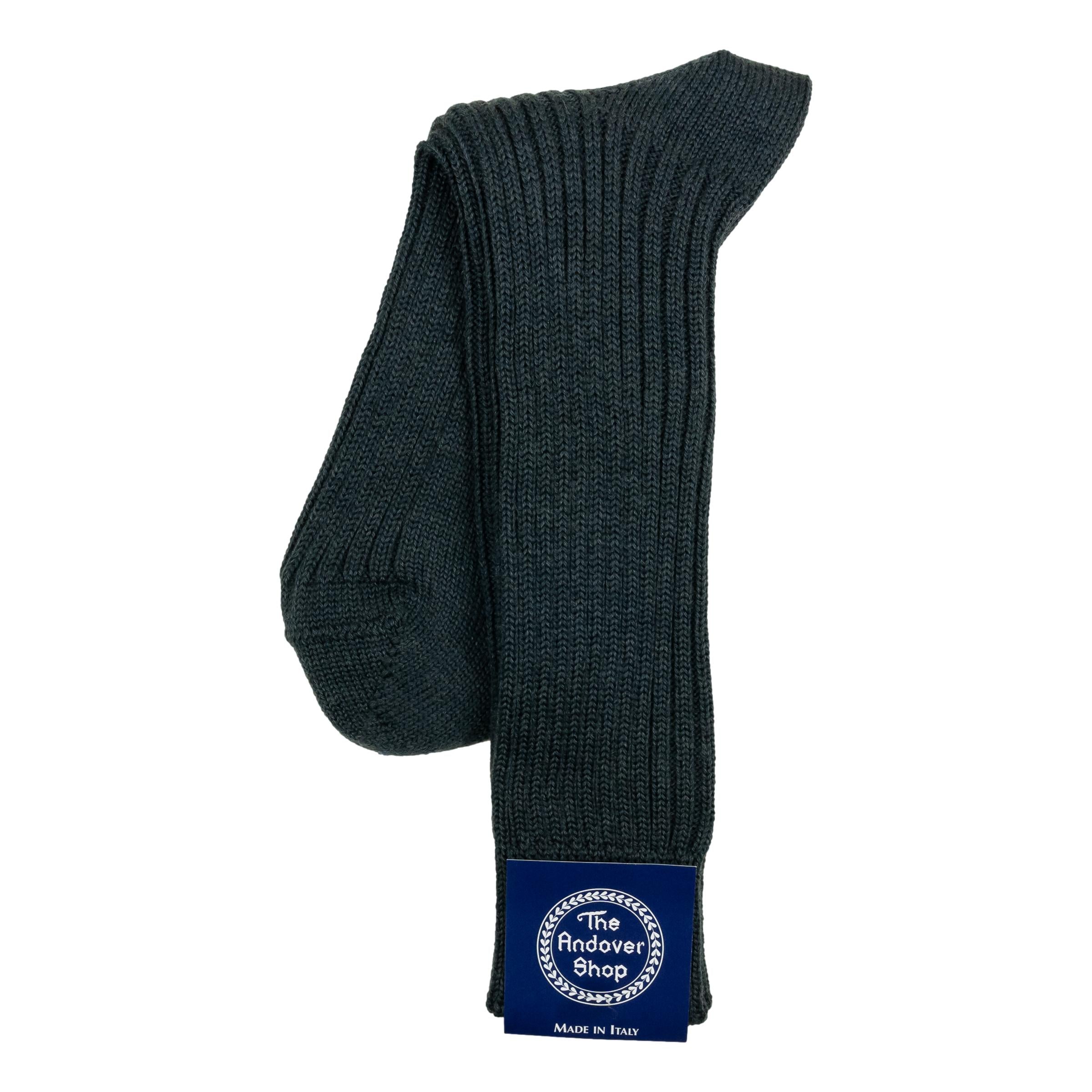 Mid-calf Ribbed Heavy Wool Socks