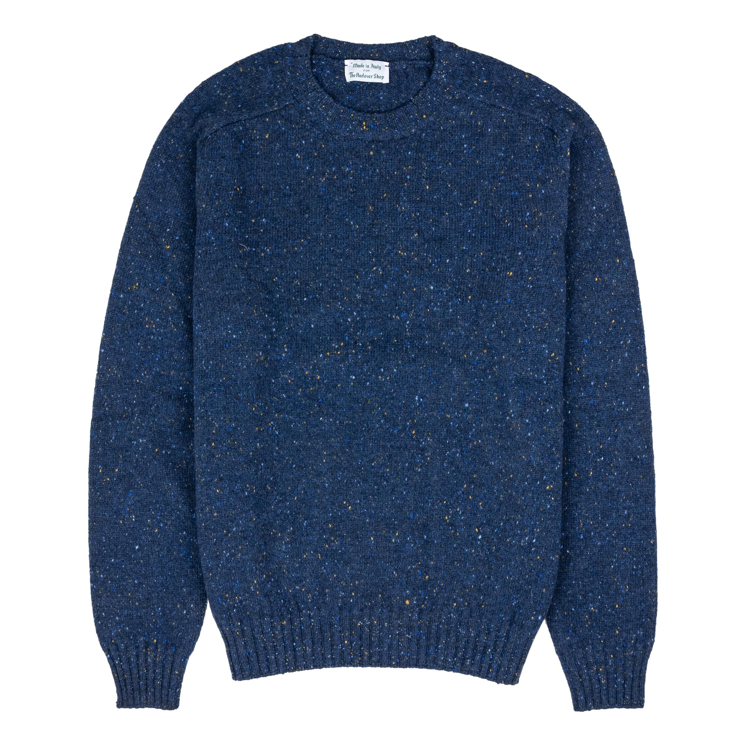 Donegal Crewneck Wool Sweater