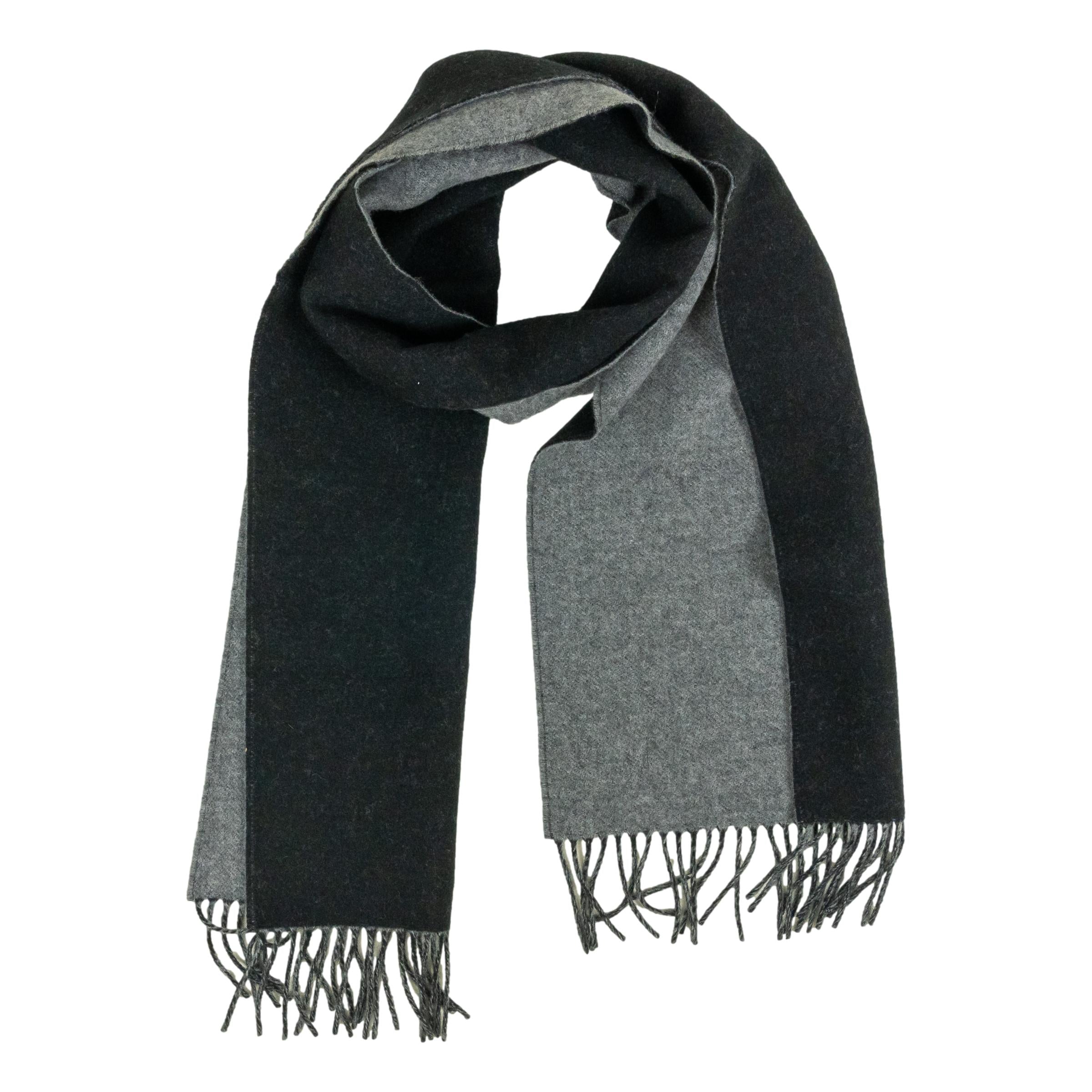 Classic Solid Cashmere and Lambswool Scarf