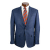 Deep Blue Solid Wool, Cashmere, and Silk Sport Coat