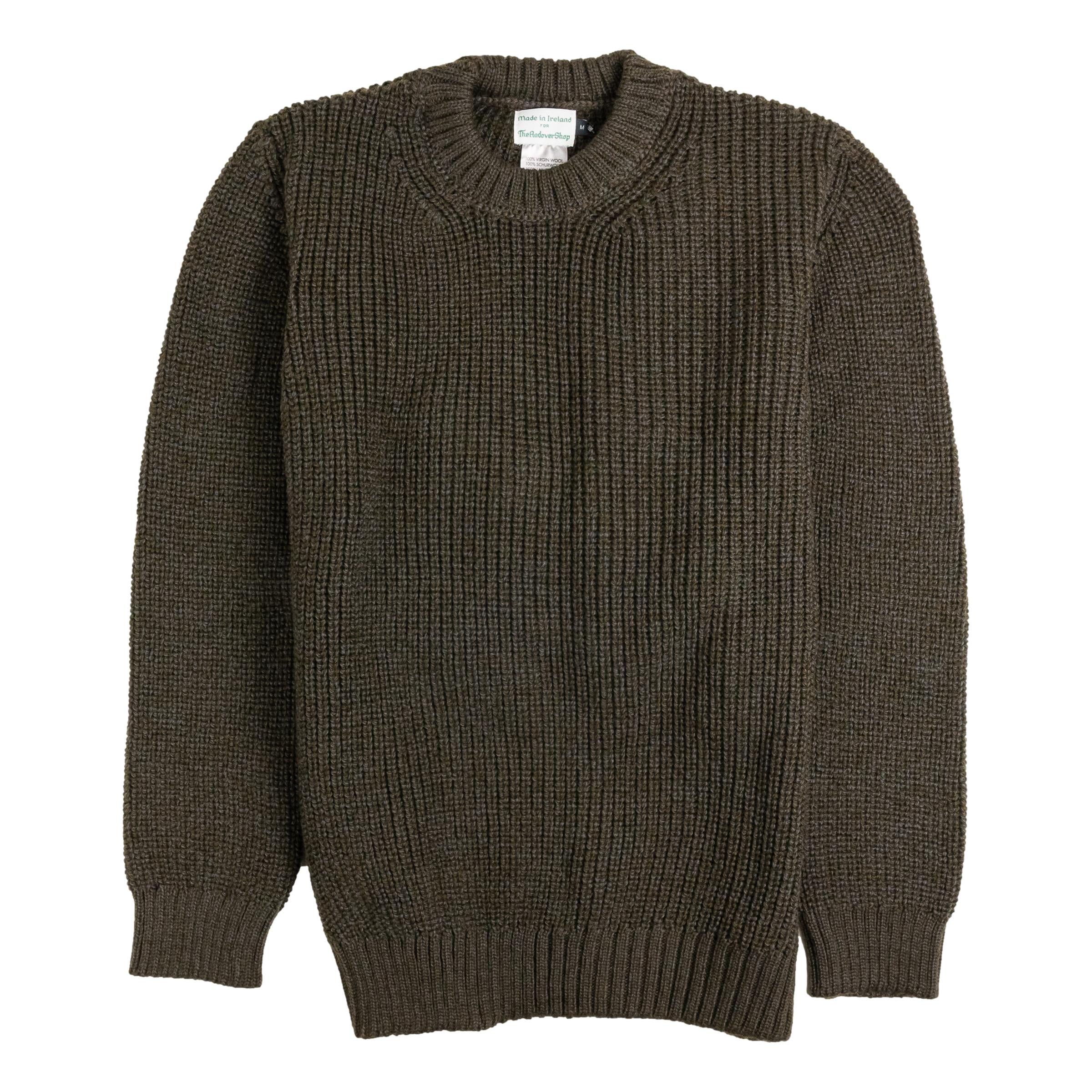 Crosshaven Ribbed Crewneck Wool Sweater