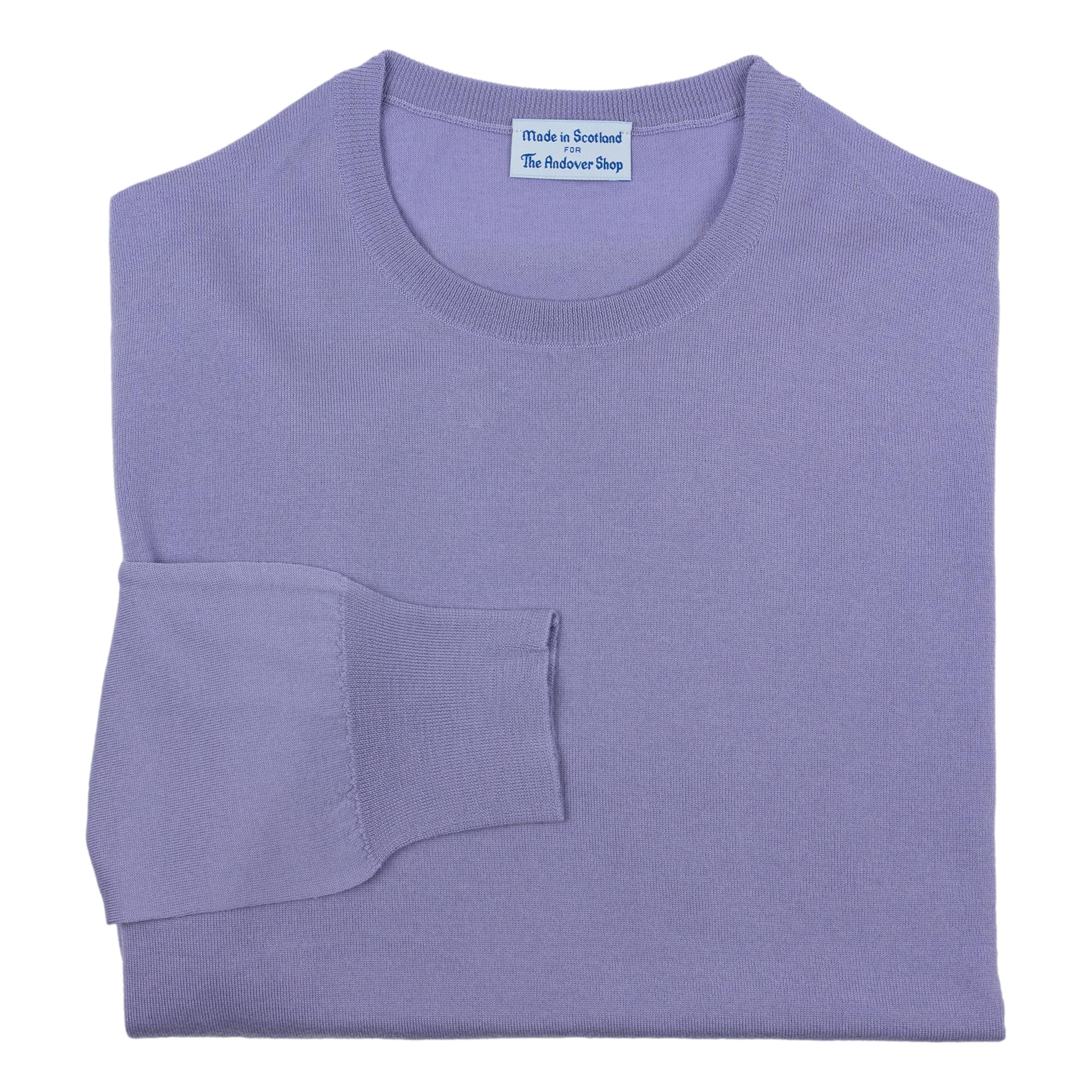 Superfine Merino Wool Crew Neck Sweater