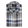 Navy Plaid Viyella Sport Shirt