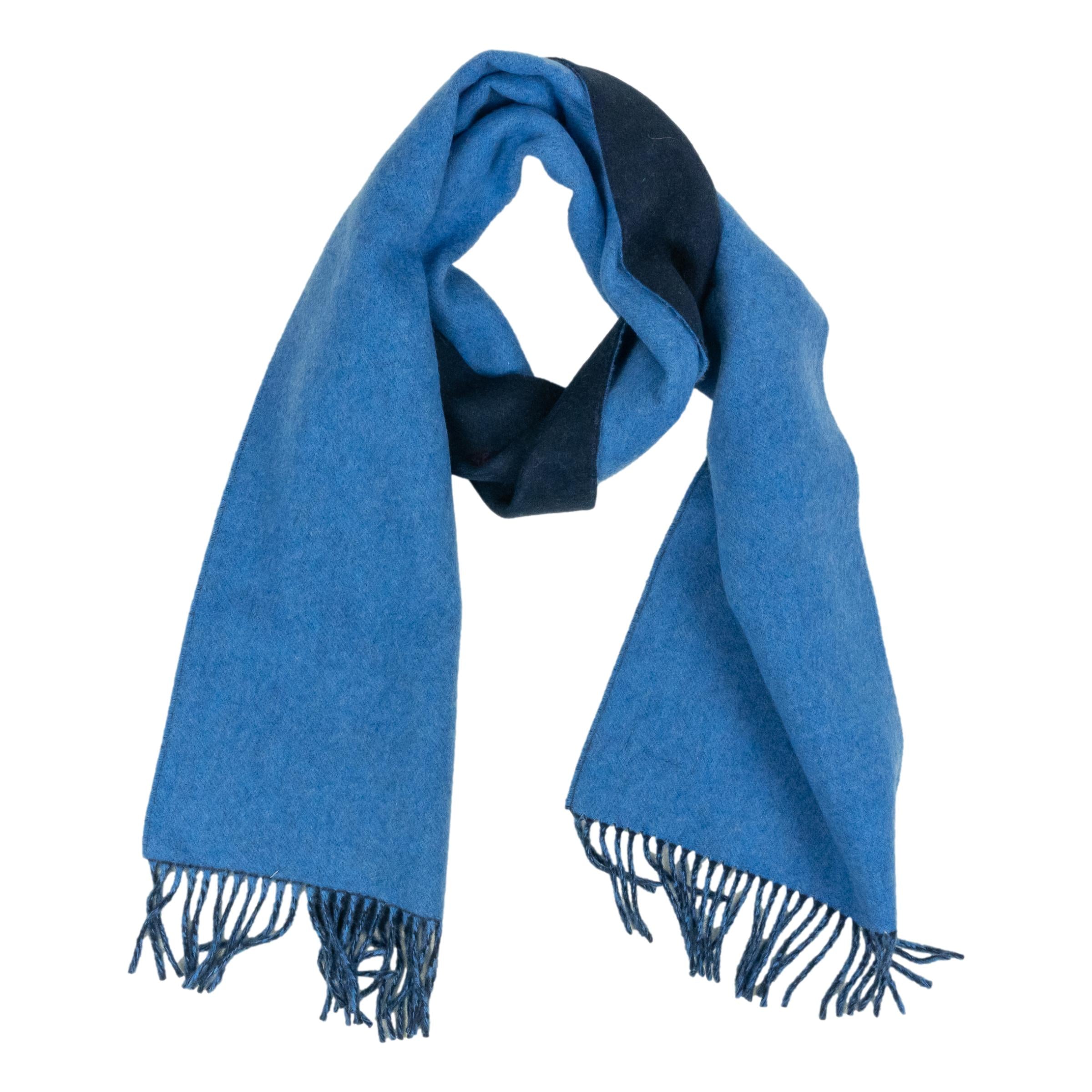 Classic Solid Cashmere and Lambswool Scarf