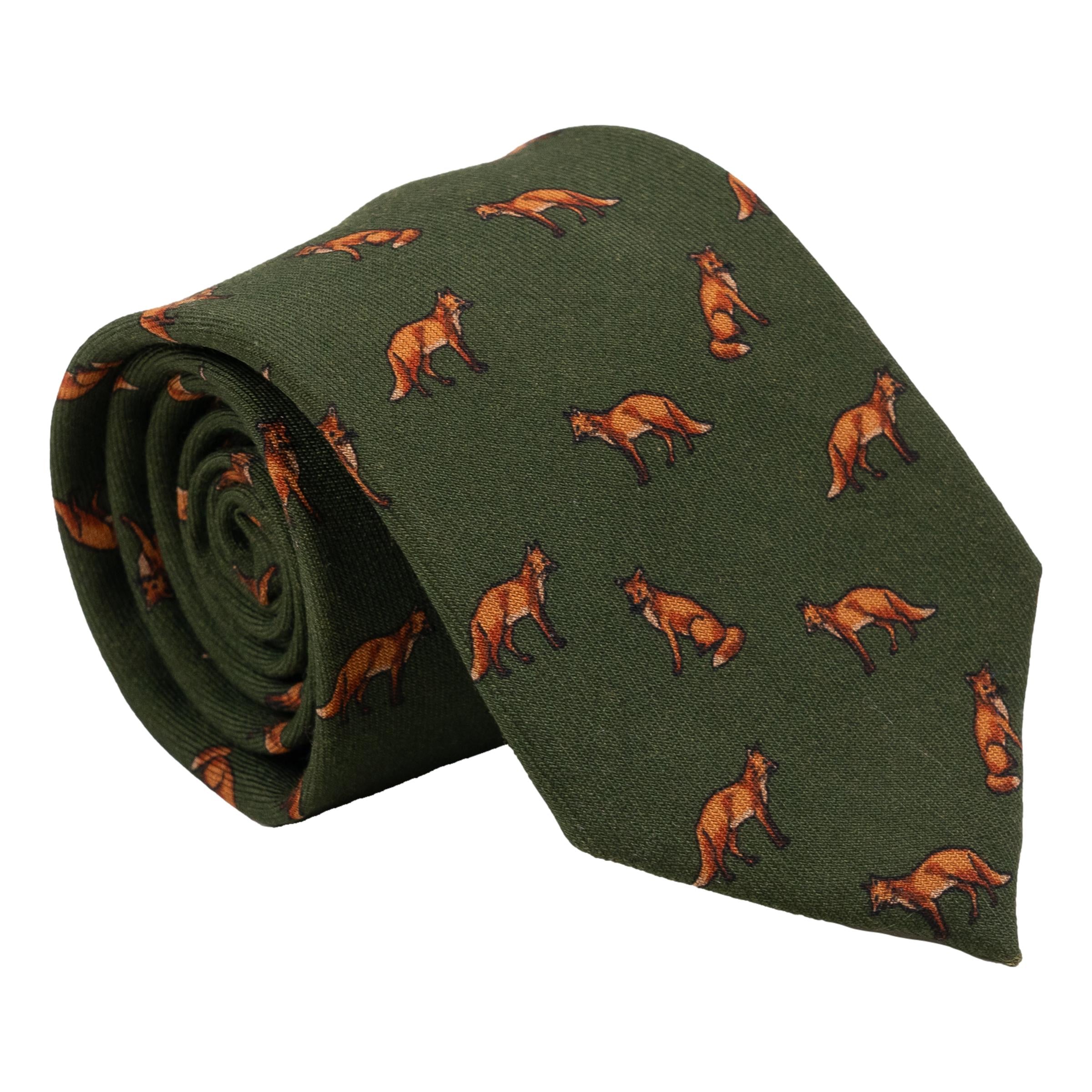 Fox Wool Tie