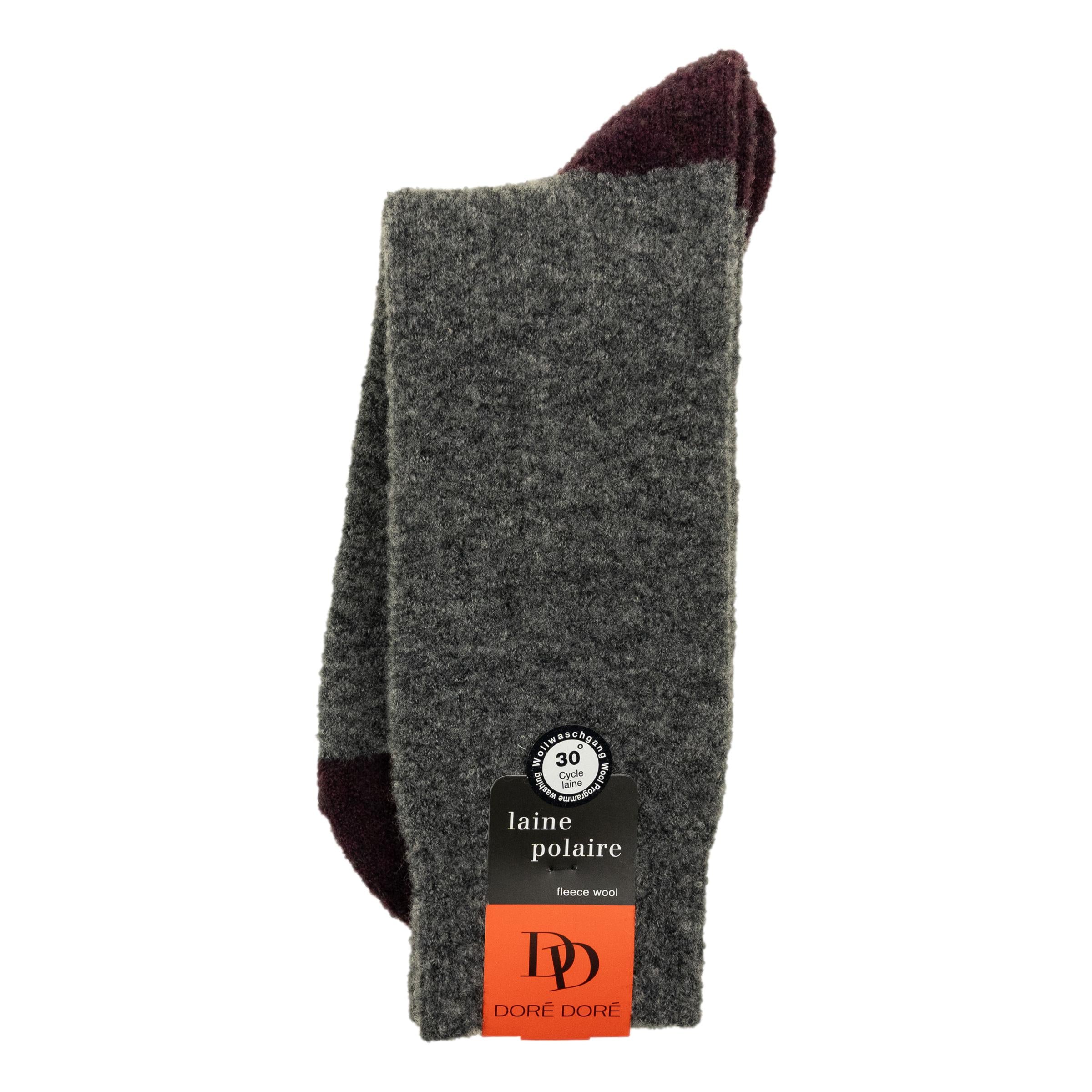 Bouclé Fleece Wool Socks