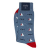 Sailboats and Sharks Dress Sock