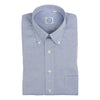 True Blue Pinpoint Oxford Button Down Dress Shirt