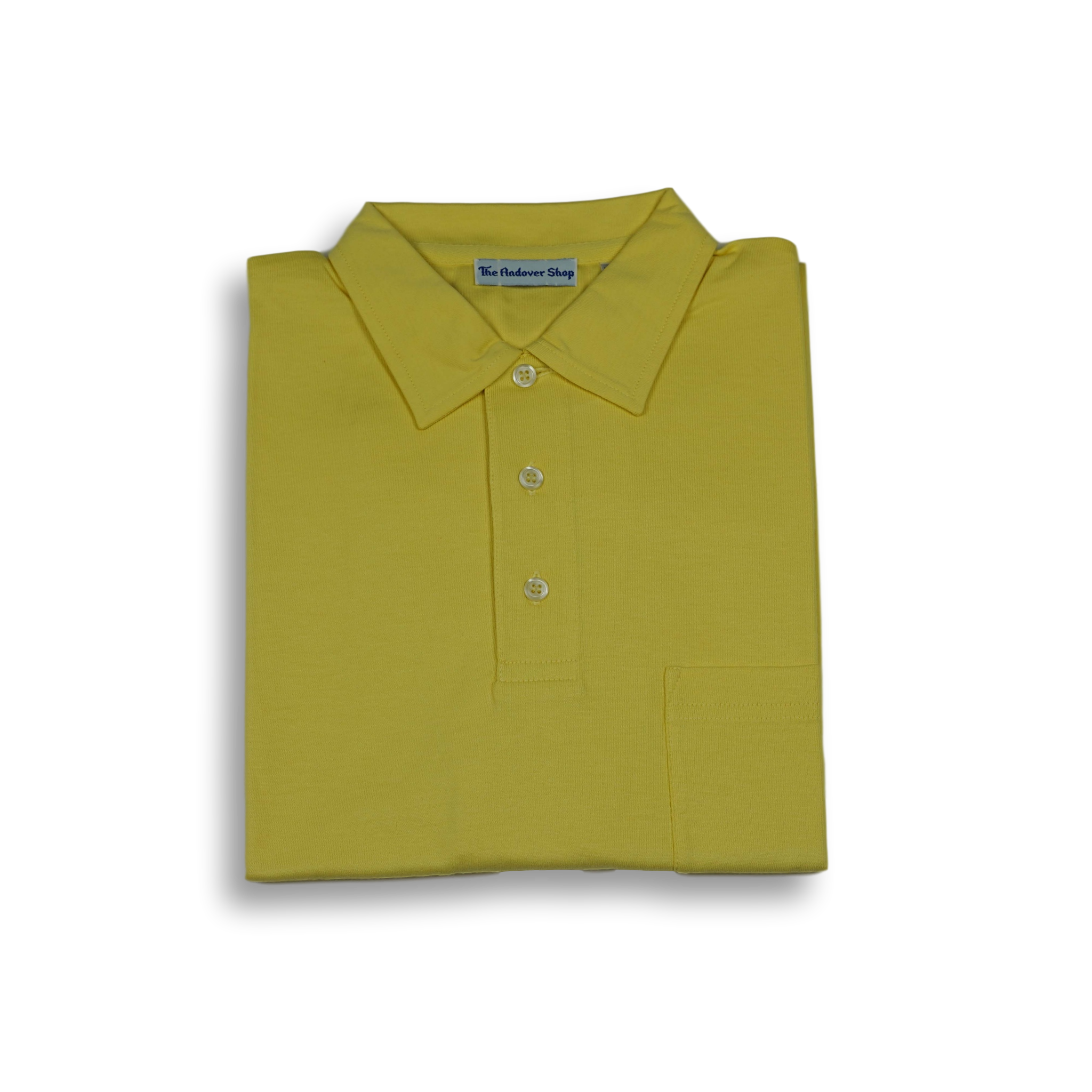 Solid Jersey Polo with Self Collar