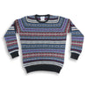 Ladies Lambswool Fairisle Crewneck Sweater