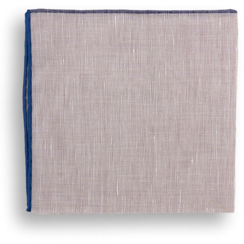 Cotton and Linen Blend Pocket Square