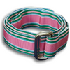 Pink with Multi-Color Striped Ribbon Belt