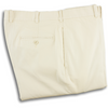 Cream Khyber Cloth Plain Front Trousers